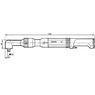 Угловой пневматический отключающийся шуруповерт Bosch 740 Вт Professional, 0607457601