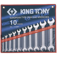 Набор рожковых ключей KING TONY 6-28 мм 10 предметов 1110MR