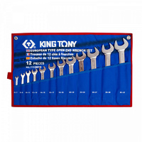 Набор рожковых ключей KING TONY 6-32 мм, 12 шт. 1112MRN