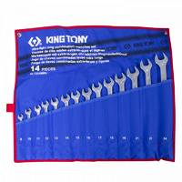 Набор комбинированных удлиненных ключей, 8-24 мм, 14 предметов KING TONY 12A4MRN