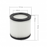 Патронный HEPA-фильтр складчатый для пылесоса NILFISK BUDDY II 12, BUDDY II 15 синтетический, арт. HMF15