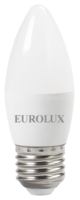 Лампа светодиодная EUROLUX LL-E-C37-6W-230-2,7K-E27