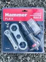 Насадка-заклепочник HAMMER Flex RA4.8, наконечники в комплекте