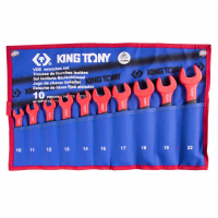 Набор рожковых диэлектрических ключей KING TONY, 10-22 мм, 10 предметов 12FVE10MRN