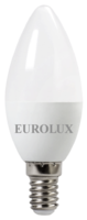 Лампа светодиодная EUROLUX LL-E-C37-6W-230-4K-E14