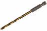 Сверло по металлу (4.8х52х86 мм; HSS-TIN; HEX1/4) ELITECH 1820.106500 (193842)