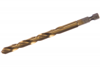 Сверло по металлу (8х75х117 мм; HSS-TIN; HEX1/4) ELITECH 1820.105700 (193834)