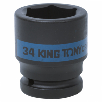 Головка торцевая ударная шестигранная (34 мм; 3/4") KING TONY 653534M