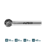 Борфреза по металлу ALTECO D 1009/6 MX, 75642