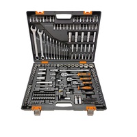 Набор инструментов, 1/2", 1/4", CrV, в кейсе 216 предметов Вихрь 73/6/7/12