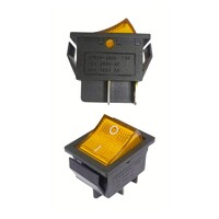 Переключатель KCD4-101/4PN желтый (355ж) 16A 250V 20A 125V, арт. 355ж