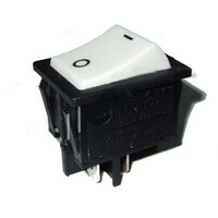 Переключатель KCD4-201/4PV off-(on) белый (возвратная) 16A 250V 20A 125V, арт. 357