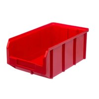 Пластиковый ящик Стелла-техник V-1-К9-красный , 172х102х75мм, комплект 9 штук