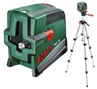 Лазерный нивелир Bosch PCL 20 SET+ Набор ручного инструмента  (0603008222)