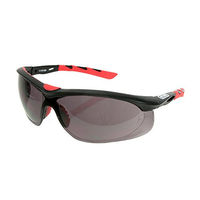 Защитные очки черные с резиновыми вставками (блистер) (арт. 572797)
