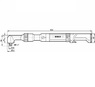 Отключаемый угловой пневматический шуруповерт Bosch (50-120 Нм, 100 об), 0607457602