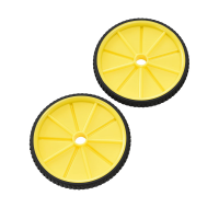 Комплект колеса для пылесосов с аквафильтром Karcher DS 5500, DS 5600, цвет - желтый (2.324-011.0)