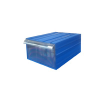 Пластиковый короб С-501-D синий/прозрачный (212х328х126)