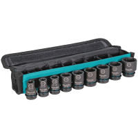 Набор ударных торцовых головок Impact Black 1/2", 8 шт. (8,10,12,13,14,17,19,21 мм) Makita, E-16601