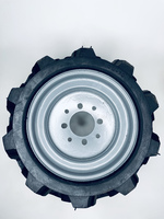 Колесо в сборе литое 6.00-10 Rezer (шина 150 мм высота 400 мм + диск 4 отв.) Елочка  01.015.00070
