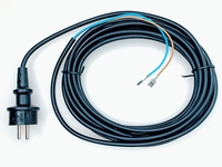 Сетевой кабель с вилкой H05V-F 2x0,75, длина 5 метров - для хозяйственных пылесосов Karcher серии A 2200, A 2204, A 2206, A 2254 Me, A 2500 (9.084-154.0)