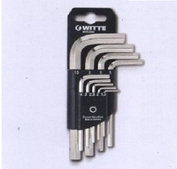 Ключ шестигранный, набор, 9 шт. WITTE 450212000