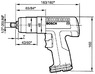 Пневмодрель, с кулачковым патроном Bosch 400 Вт Professional, 0607161500