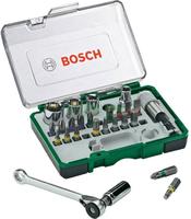 Набор бит с ключом-трещоткой Bosch 27 предметов (2607017160)