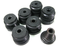Амортизаторы в комплекте для бензопил 45-52 в наборе (опорные резинки 6шт., пружина, болт)